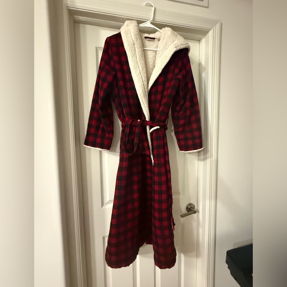 L.L. Bean Red and Black Checkered Women's Jacket